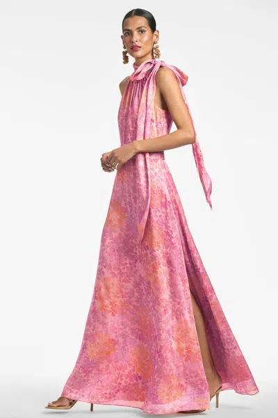 Sachin & Babi Kayla Gown In Pastel Sunset Hydrangea
