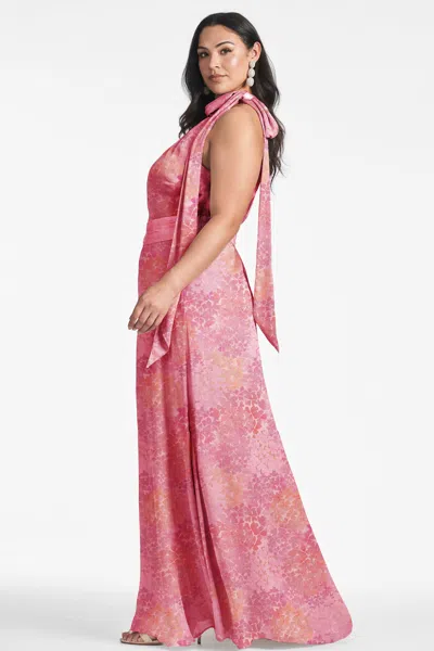 Sachin & Babi Kayla Gown In Pastel Sunset Hydrangea