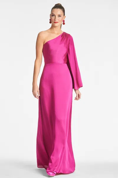 Sachin & Babi Keely Gown In Dragonfruit