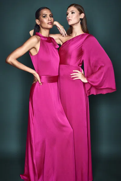Sachin & Babi Keely Gown In Dragonfruit