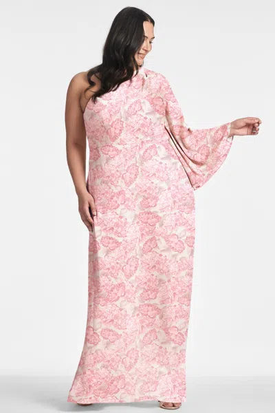 Shop Sachin & Babi Keely Gown In Rouge Damask Rose