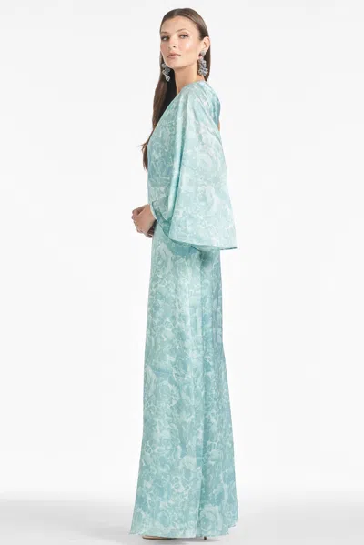 Sachin & Babi Keely Gown In Sage Painted Floral