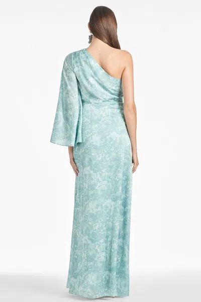 Sachin & Babi Keely Gown In Sage Painted Floral