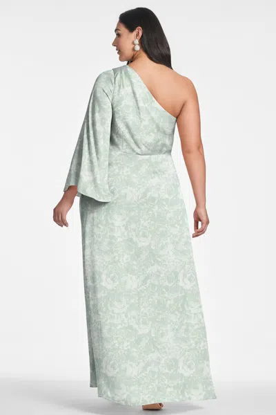 Sachin & Babi Keely Gown In Sage Painted Floral