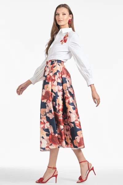 Sachin & Babi Leighton Skirt In Bedford Bouquet