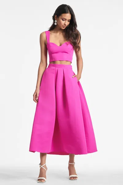 Sachin & Babi Leighton Skirt In Cerise