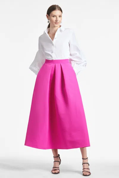Sachin & Babi Leighton Skirt In Cerise