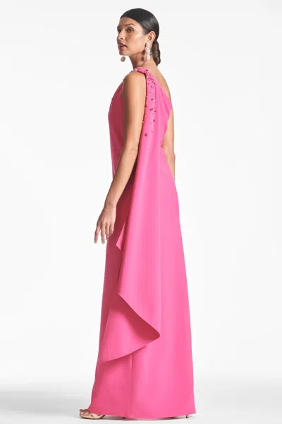 Shop Sachin & Babi Leslie Gown In Rose Pink