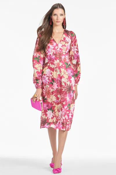Sachin & Babi Lola Dress In Deep Pink Dahlia