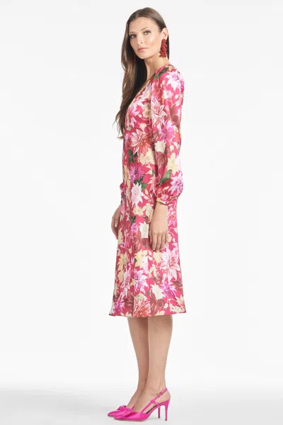 Sachin & Babi Lola Dress In Deep Pink Dahlia