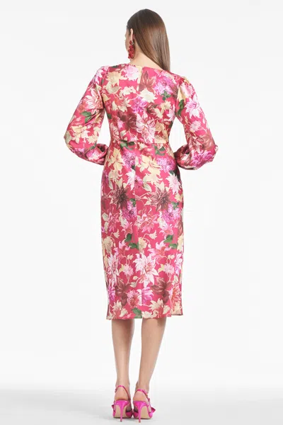 Sachin & Babi Lola Dress In Deep Pink Dahlia