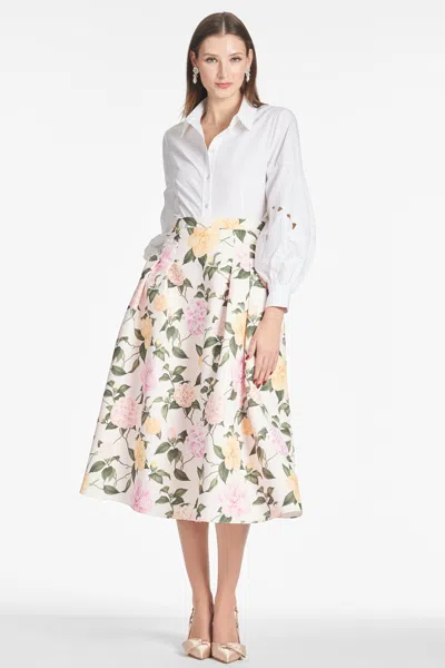 Sachin & Babi Lydia Skirt In Pink Lemonade Bouquet
