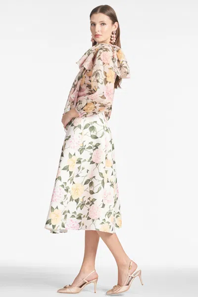 Sachin & Babi Lydia Skirt In Pink Lemonade Bouquet