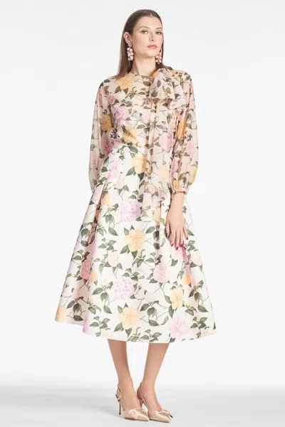 Sachin & Babi Lydia Skirt In Pink Lemonade Bouquet