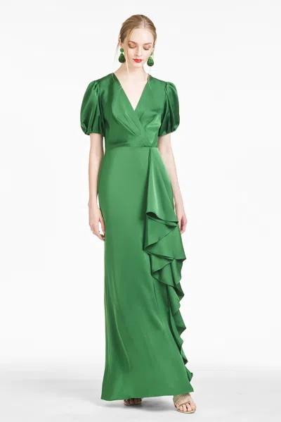 Sachin & Babi Mila Gown In Emerald