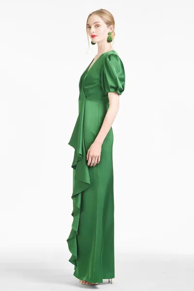 Sachin & Babi Mila Gown In Emerald