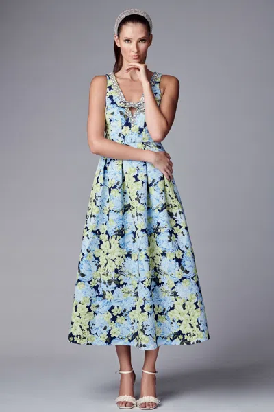 Sachin & Babi Millie Dress In Garden Club
