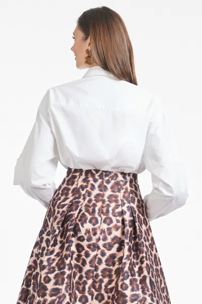 Sachin & Babi Paradiso Top In White