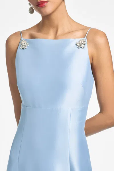 Sachin & Babi Pryce Gown In Glacial Blue