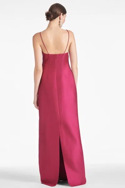 Sachin & Babi Pryce Gown In Rhodolite