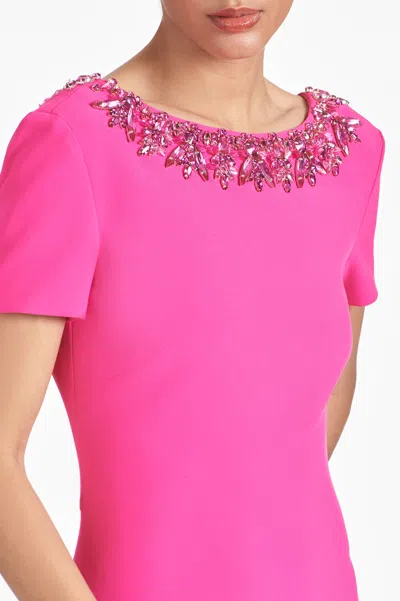 Shop Sachin & Babi Shiloh Gown In Electric Pink