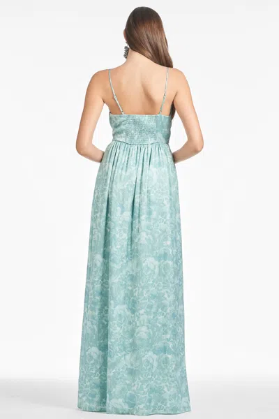 Sachin & Babi Sienna Gown In Sage Painted Floral