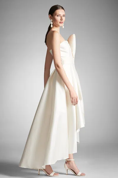 Sachin & Babi Tara Gown In Off White