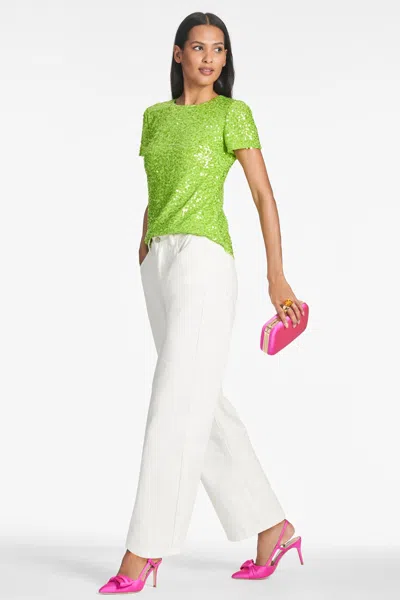 Sachin & Babi Veronica Top In Electric Lime