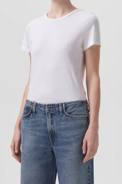 Agolde Short-sleeved Supima Cotton T-shirt