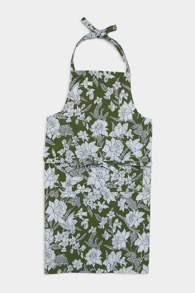 La Doublej Housewives Apron In Lilium Bosco