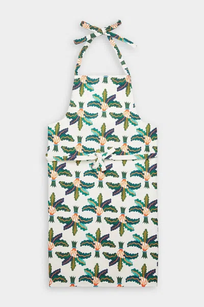 La Doublej Housewives Apron In Palms