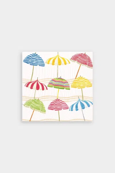 Shop Caspari Beach Umbrellas Paper Cocktail Napkins