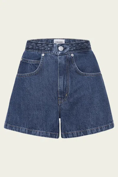 Frame Braided Waistband Short In Penelope