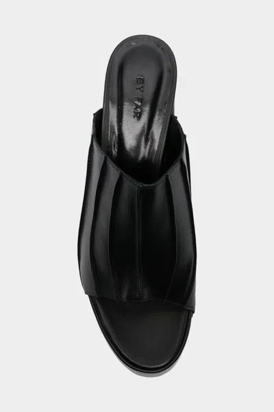Shop By Far Brad Black Nappa Leather