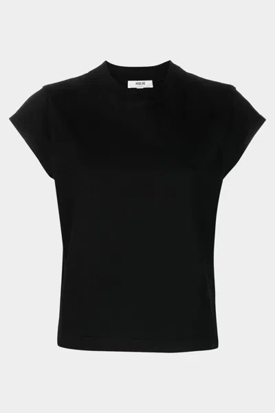 Agolde Bryce Shoulder Pads Cotton T-shirt