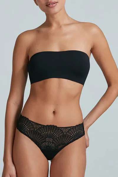 Shop Commando Butter + Lace Bandeau In Black