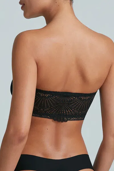 Commando Butter + Lace Bandeau In Black
