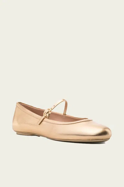 Gianvito Rossi Elegant Ballerina Flats With Ribbon Buckle