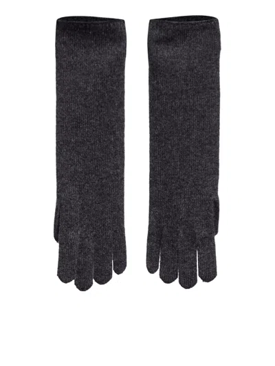 Shop Max Mara Gloves Timor In Black