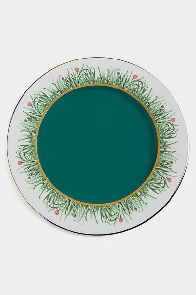 Shop La Doublej Housewives Charger Plate In Libellula