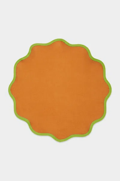 La Doublej Housewives Cloud Placemat Set Of 2 In Rainbow Siena