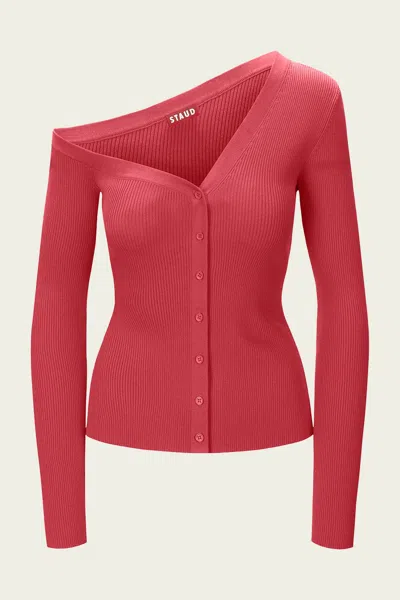 Staud Craftsman Sweater In Syrah