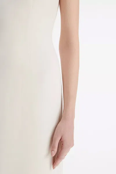 Vince Crew Neck Sheath Dress Off White