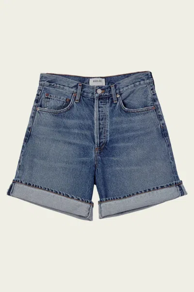 Agolde Dame Short: High Rise Baggy Cuff Control