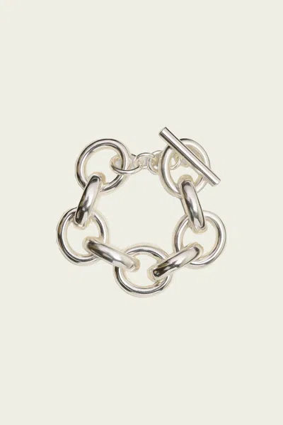 Shop Cult Gaia Delphi Bracelet In Antique Silver