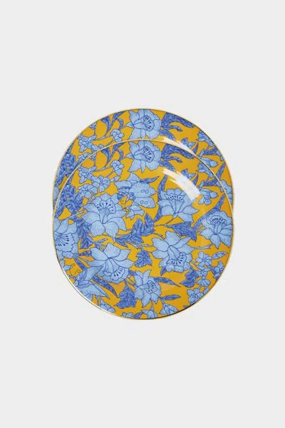 La Doublej Housewives Dessert Plate Set Of 2 In Lilium Zafferano