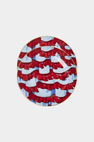 La Doublej Housewives Dessert Plate Set Of 2 In Roman Liberace