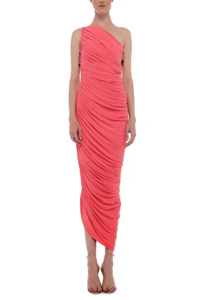 Norma Kamali Diana Gown In Papaya