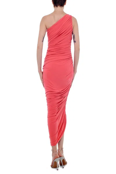 Norma Kamali Diana Gown In Papaya