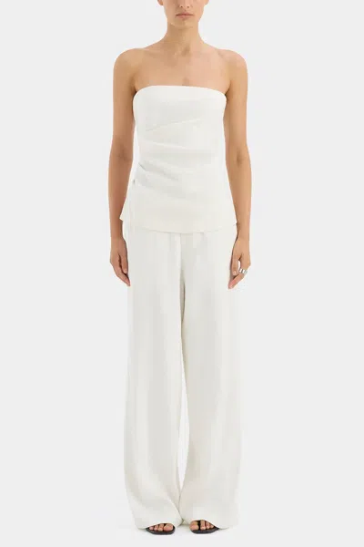 Sir Dorian Pleated Bodice In Ivory